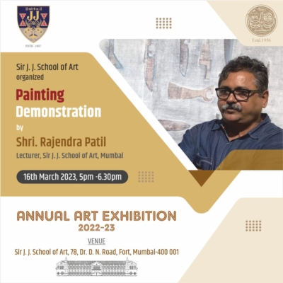 Paining Demonstration by Shri Rajendra Patil (PARA)