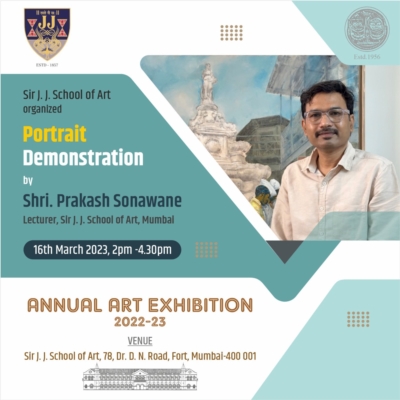 Portrait Demonstration by Shri Prakash Sonawane