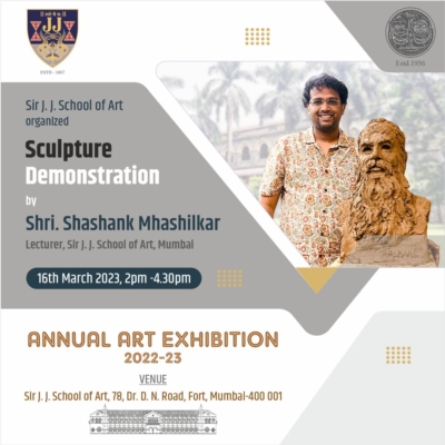 Sculpture Demonstration by Shri Shashank Mhashilkar